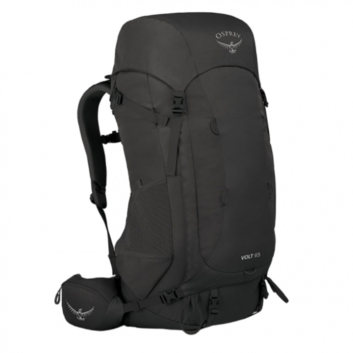 Rucsac trekking barbati, Volt 65, Nylon/TPU, 65L, negru