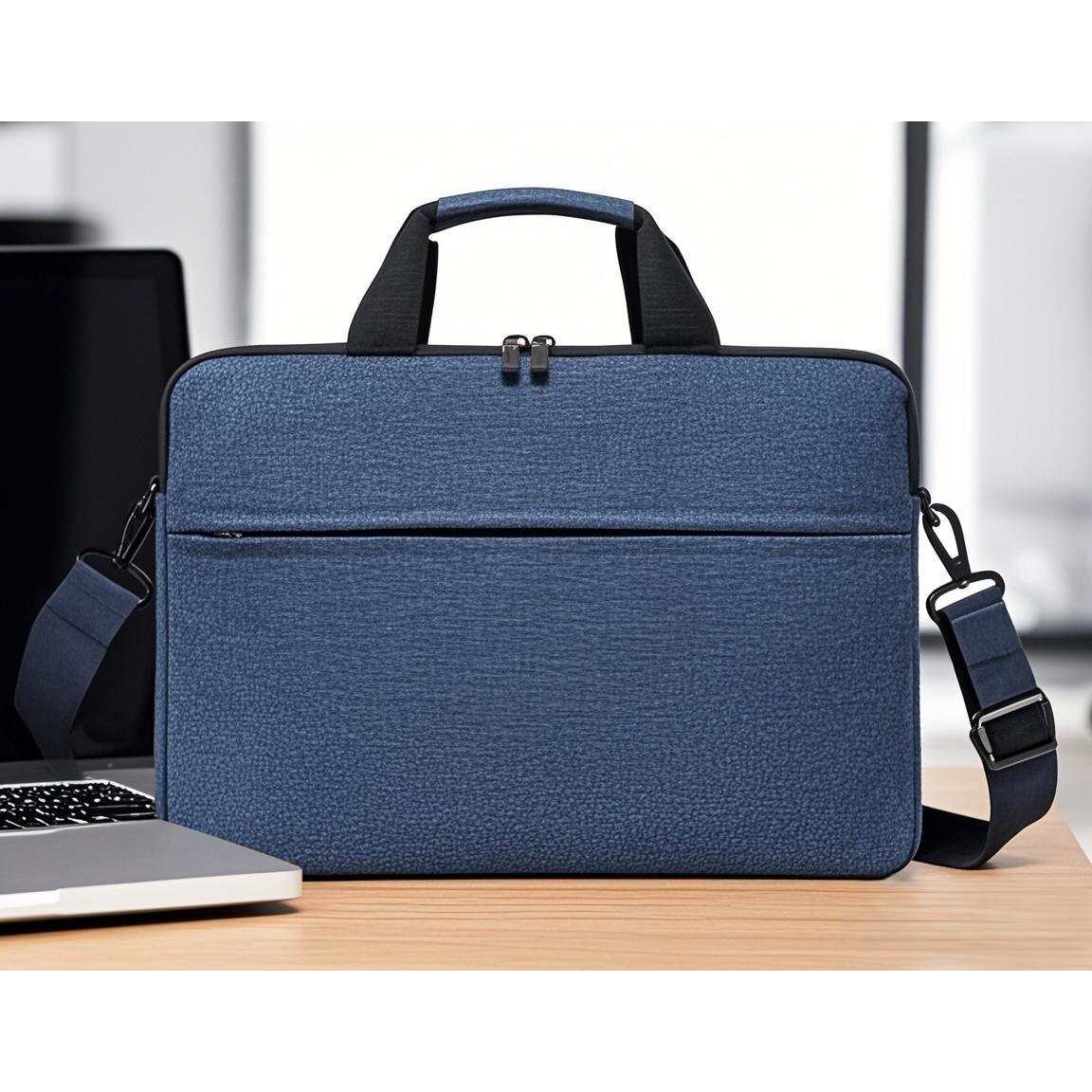 Geanta laptop T210, Compatibil cu laptop 15.6inch, Albastru