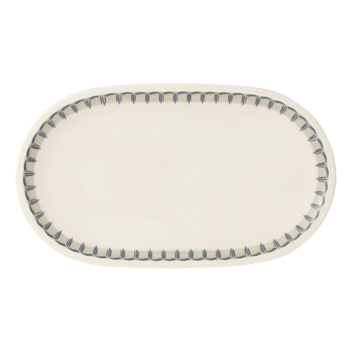 Villeroy&Boch tálalótál, Casale Blu kollekció, 44x14 cm, prémium porcelán