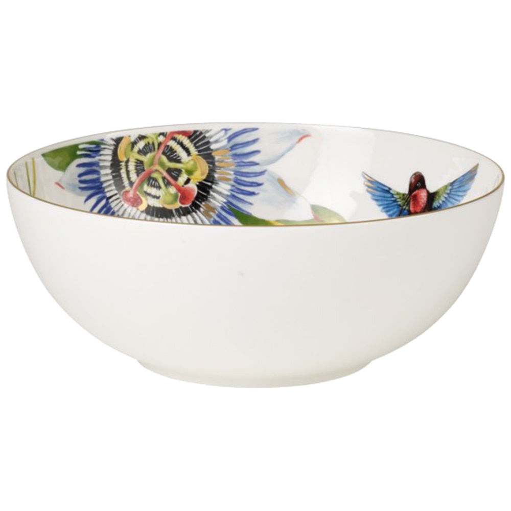 Bol salata Villeroy&Boch, colectie Amazonia Anmut, 23 cm, portelan premium bone, gift box