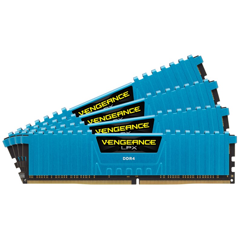Memorie Corsair Vengeance LPX Blue 16GB(4x4GB) DDR4, 2133MHz, CL13