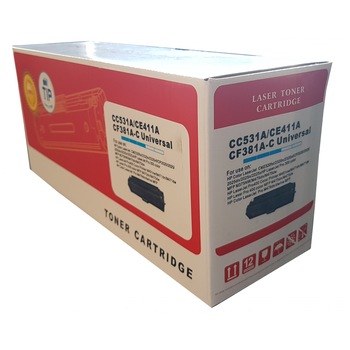 Cartus Toner WPS compatibil cu CE411A, Cyan, 2800 pagini, pentru HP Color Laserjet Pro 300 M351a, Pro 300 M375nw, Pro 300 M475dn, Pro 300 M475dw, Pro 400 color M451dn, Pro 400 color M451dw, Pro 400 color MFP M475dn, Pro 400 color MFP M475dw Cartus Toner WPS compatibil cu CE411A, Cyan, 2800 pagini, pentru HP Color Laserjet Pro 300 M351a, Pro 300 M375nw, Pro 300 M475dn, Pro 300 M475dw, Pro 400 color M451dn, Pro 400 color M451dw, Pro 400 color MFP M475dn, Pro 400 color MFP M475dw