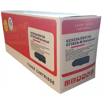 Cartus Toner WPS compatibil cu CC533A, Magenta, 2800 pagini, pentru HP Color Laserjet CP 2025, CP 2025dn, CM 2320nf MFP, CM2320fxi MFP, CM2720fxi MFP Cartus Toner WPS compatibil cu CC533A, Magenta, 2800 pagini, pentru HP Color Laserjet CP 2025, CP 2025dn, CM 2320nf MFP, CM2320fxi MFP, CM2720fxi MFP