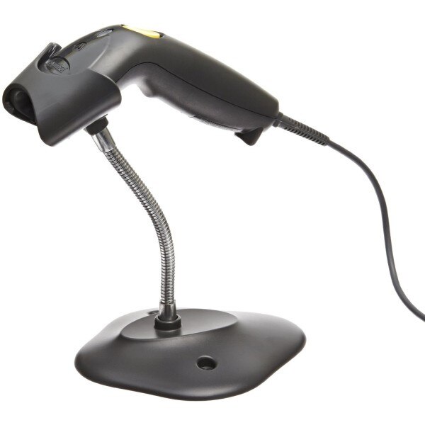 Cititor coduri de bare Motorola Symbol LS1203, kit USB, stand si cablu inclus