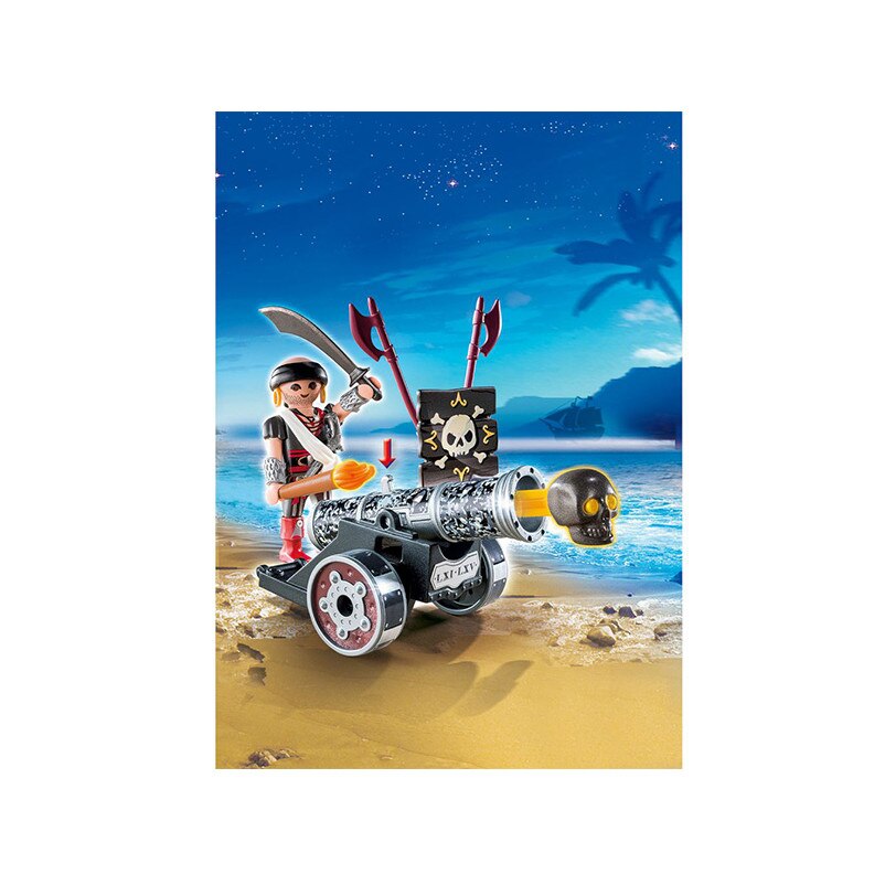 Фигурка Playmobil 6165 пират с черно оръдие - eMAG.bg