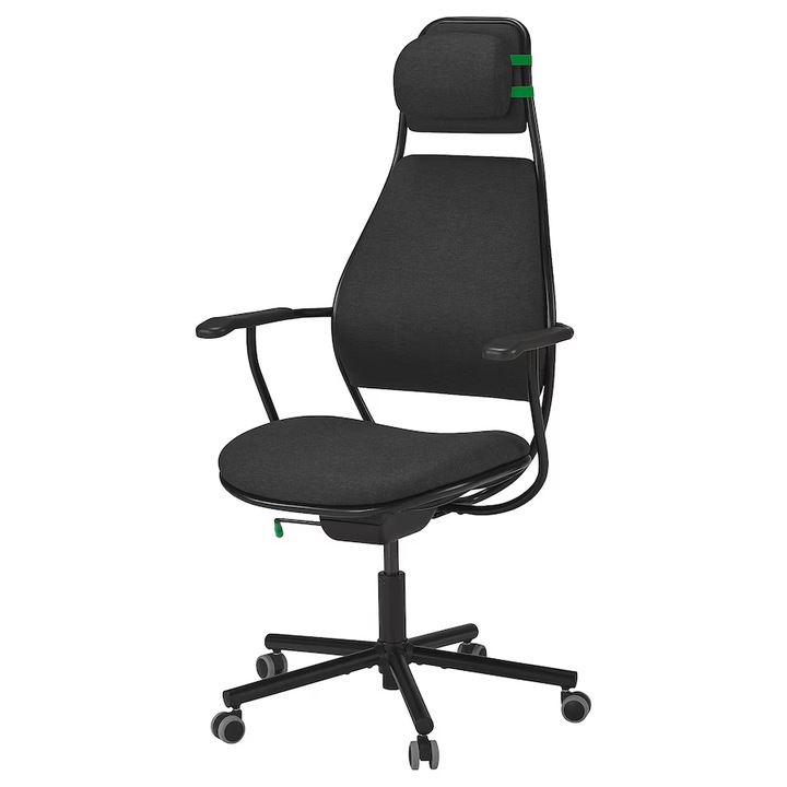 Gaming szék, sötétszürke, 110 kg