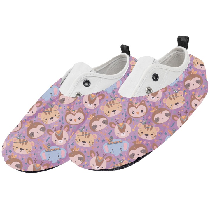 Capac de protectie pentru pantofi, marimea 25-30, roz, Animale