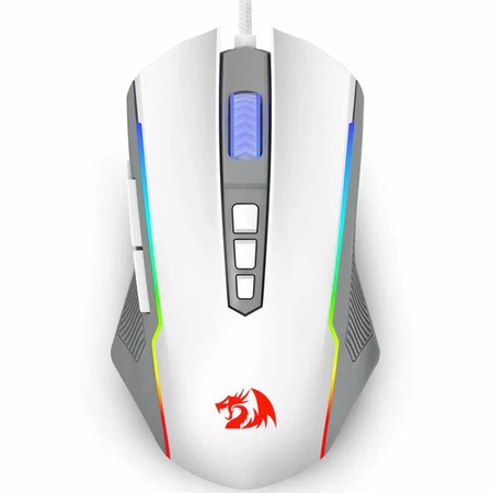 Mouse gaming cu fir Redragon Ranger Basic, iluminare RGB, Alb - eMAG.ro