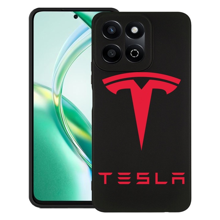 BestCase® Husa pentru Honor 200 Smart, Slim Silicon, Tesla Red, Protectie camera, Antisoc, Rezistenta la uzura, 1923378 B 1711