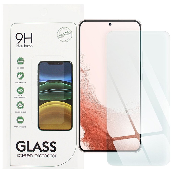 Samsung Galaxy A56 5G / A36 5G kompatibilis üvegfólia, előlapi, edzett, 9H, 0.3mm