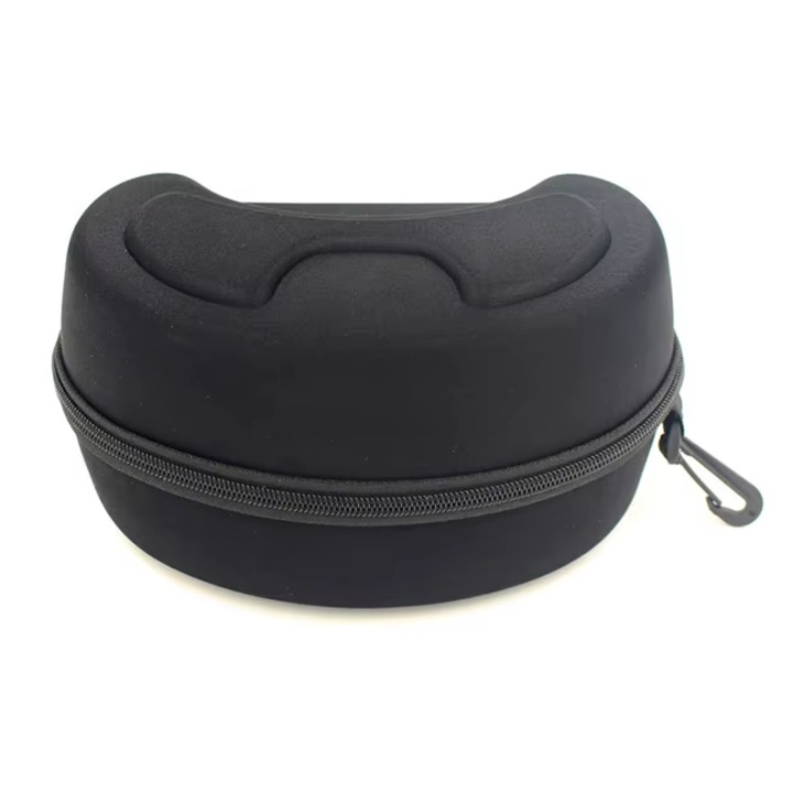 Husa pentru ochelari ski, Rigida, CRT, Max Protect, Inchidere cu fermoar, Carabina, 21 x 12 x 11 cm, Negru