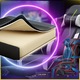 Геймърски стол GALAXIA® Pro от екологична кожа, регулируема ергономична лумбална опора, регулируема възглавница за облегалка за глава, сгъваема на 165° облегалка, до 140 кг - черно бяло