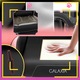 Геймърски стол Galaxia® Pink Edition, изработен от екологична кожа, регулируема ергономична лумбална опора, регулируема възглавница за глава, сгъваема на 165° облегалка, опора за крака, до 140 кг - розово-черно
