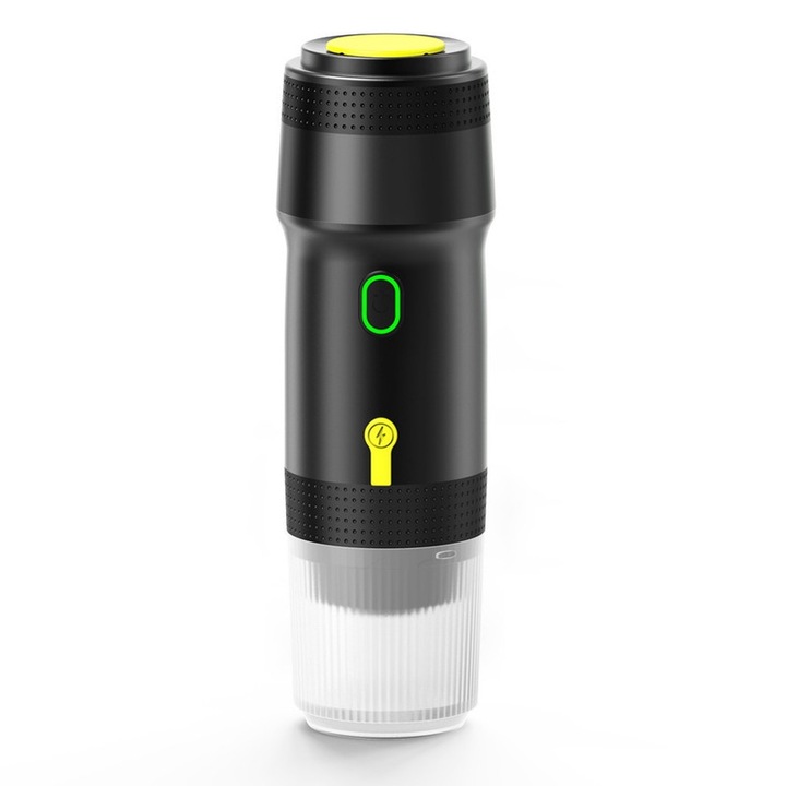 Hordozható kávéfőző SARYTA 3 az 1-ben, Nespresso és Dolce Gusto kapszulákkal kompatibilis, 15 bar, USB táp,