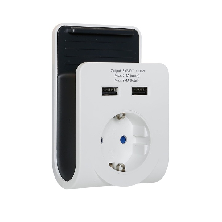 Priza cu suport telefon, Lexman