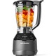 Blender Nutribullet Triple Prep System NBF580B, carafa 1.8 litri, robot de bucatarie 1.6 litri, 2 cupe, negru