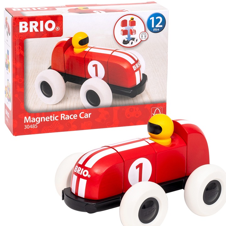 Brio fajáték - Mágneses versenyautó