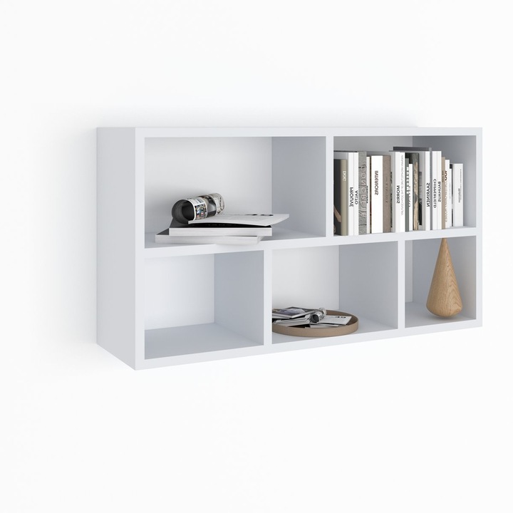 Raft suspendat GINDO 80x50.8x20cm, laminat, montaj orizontal