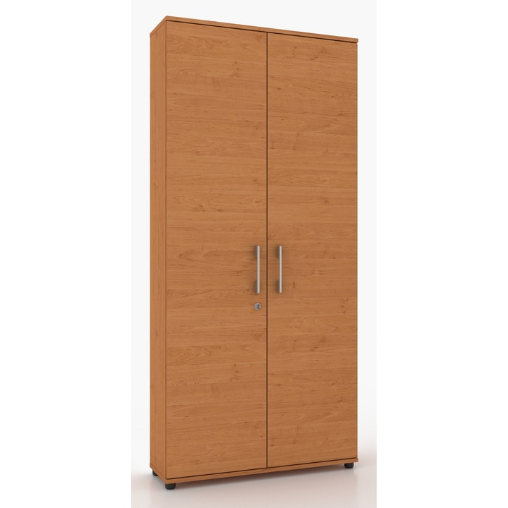 Dulap GINDO G 80 2D, olcha, 80x182x32/40cm, cu 5 polite, inchidere cu cheie