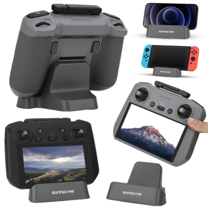 Suport de birou pentru DJI RC 2/1 RC-N2/1 RC PRO de la DJI Mini 3 / 4 PRO / Telefon / Nintendo / Tableta