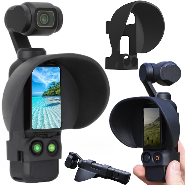 Capac de protectie solara 2in1 pentru ecran pentru camera DJI Osmo Pocket 3