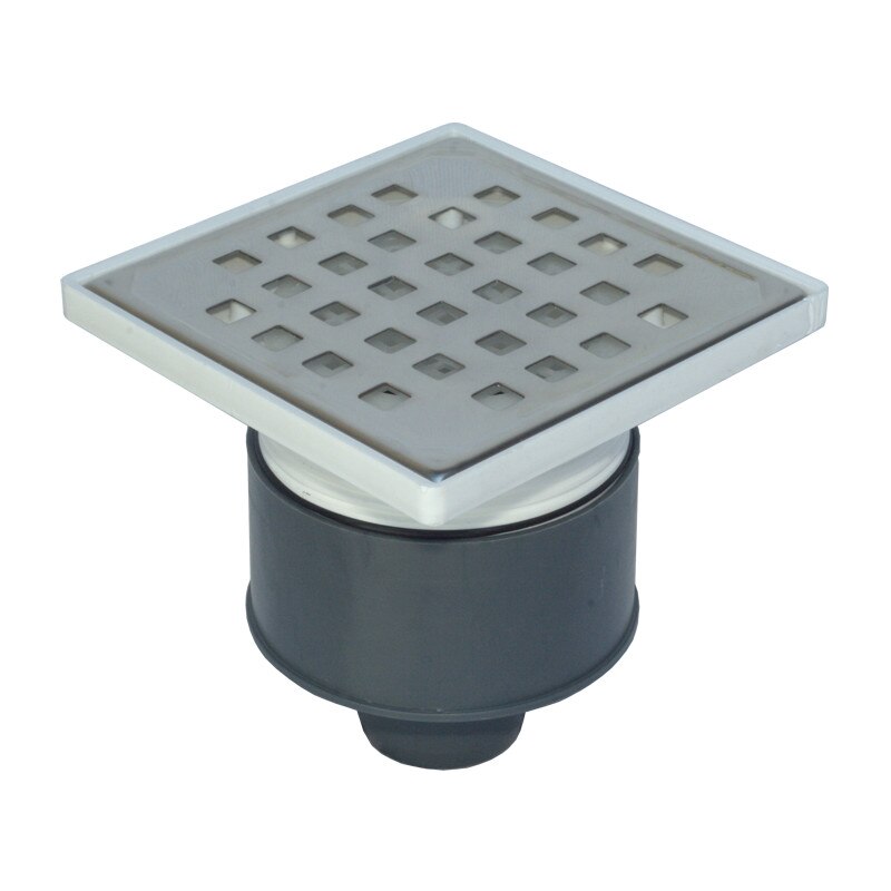 Sifon Terasa-H57 (colector, iesire verticalaØ50, cu inaltator, gratar INOX)