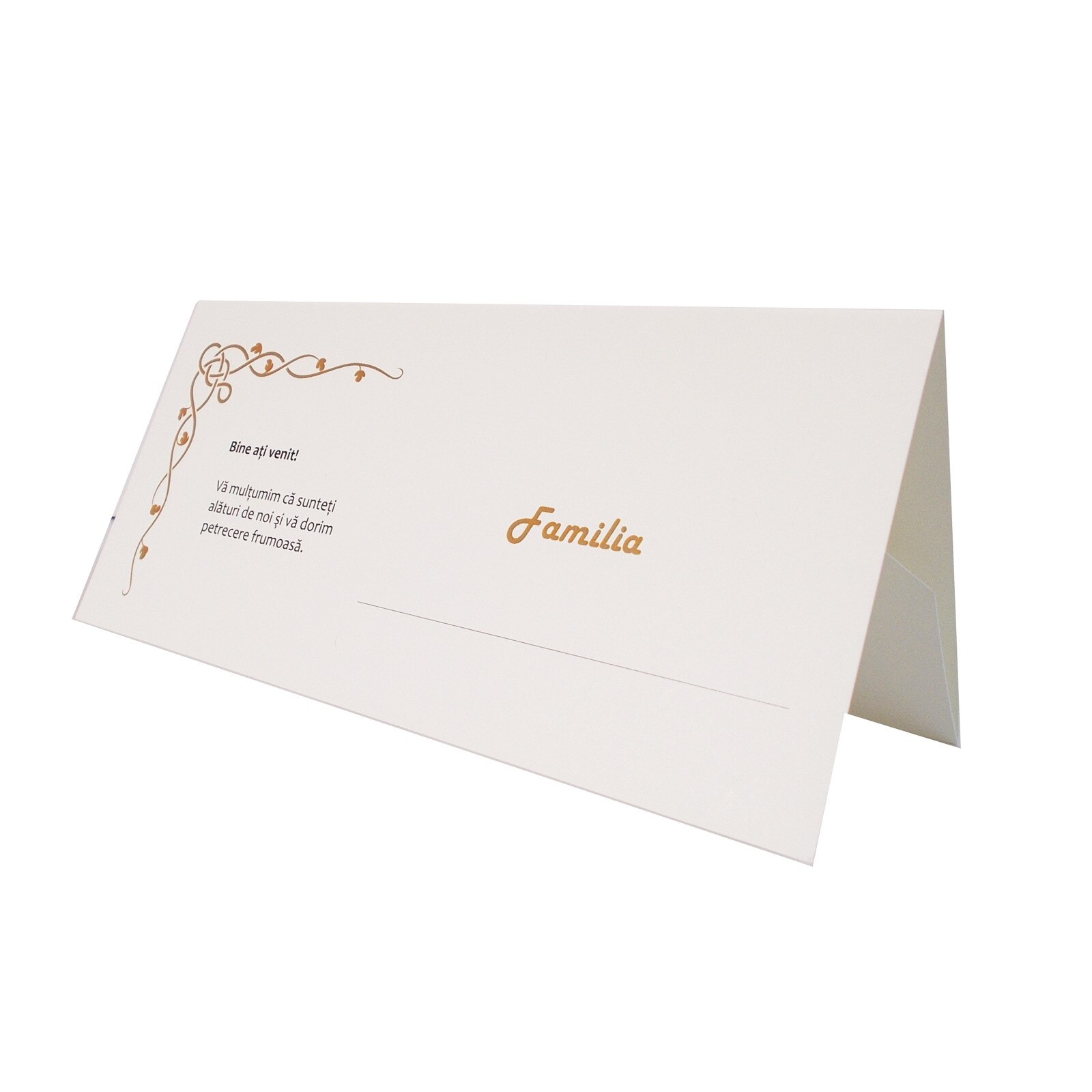 Plic de bani pentru nunta / botez, model celtic crem