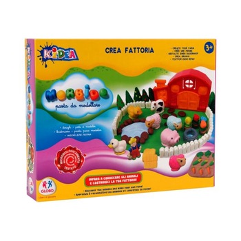 Set tematic plastilina Globo Kidea ferma Set tematic plastilina Globo Kidea ferma