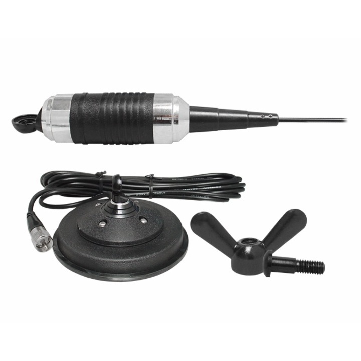 Antena+magnet statie CB Carbonium 95cm
