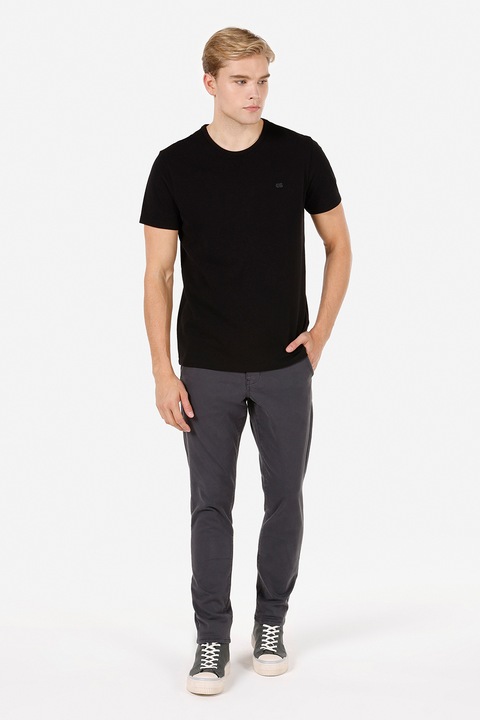 COLIN'S, Pantaloni chino slim fit, Gri inchis