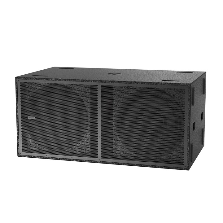 Subwoofer activ AUDIOCENTER SA3218А, 4000 W, 2*18'', Negru