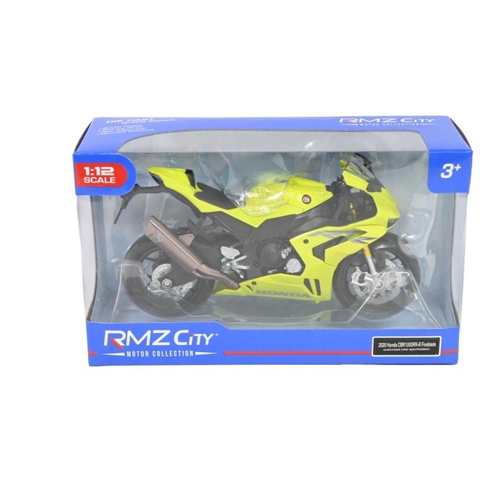 Мотор RMZ модел 1:12, Honda Fireblade, жълт