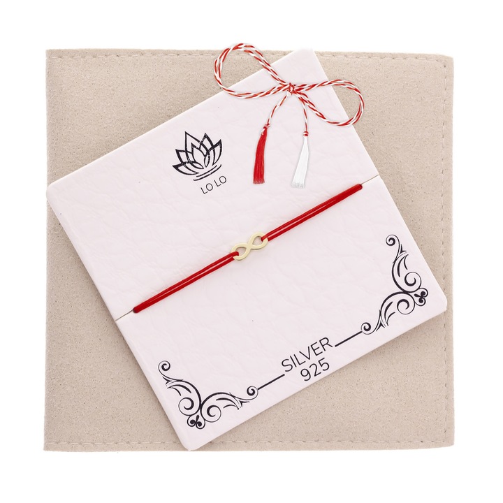 Bratara Silver 925 Gold Plated - Infinit