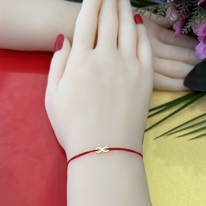 Bratara Silver 925 Gold Plated - Infinit