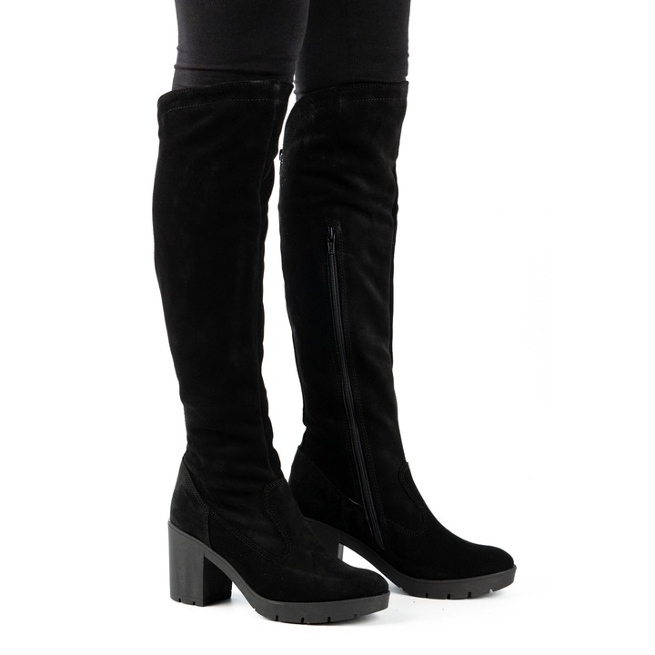 Cizme pentru femei, Olivier, BM159110, Negru, Negru