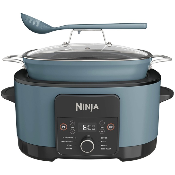 Мултикукър Ninja Foodi PossibleCooker 8 in 1 MC1001, 1200W, 8 л, 8 функции, Подвижен съд, Тъмносин