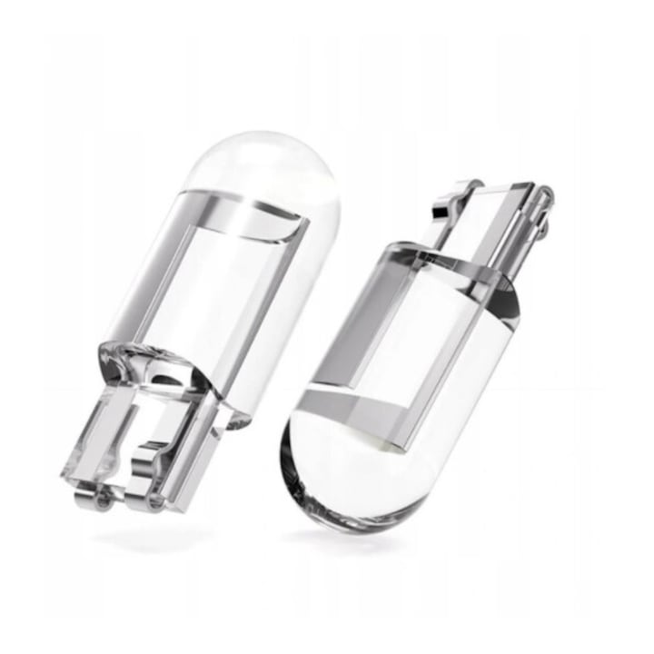 Lampa LED T10 MOTO 12V, 150 lumeni, alb, 9x23mm