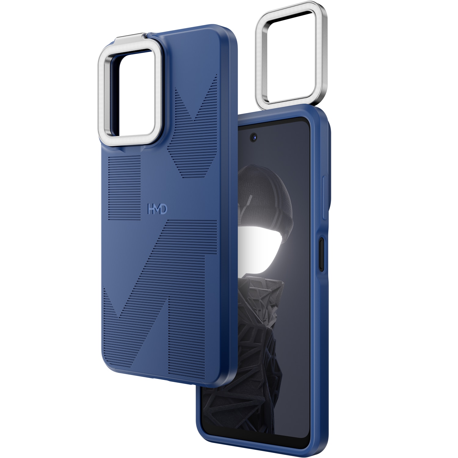 Husa de protectie HMD Flashy Outfit Case pentru HMD Fusion, Indigo