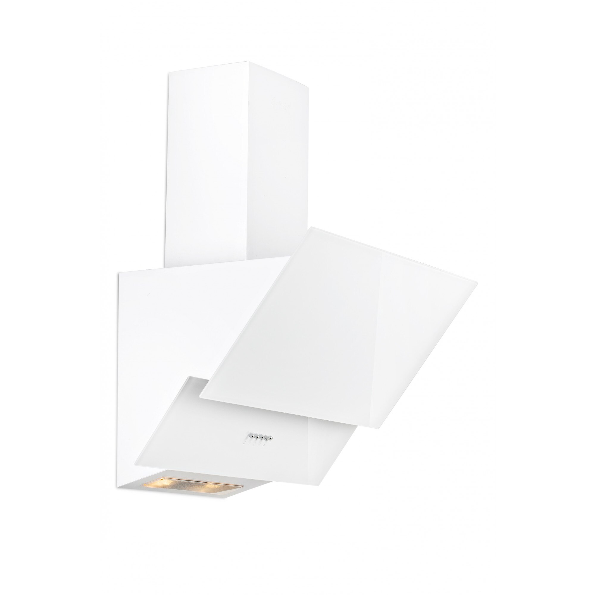 Hota LDK MOD 3000 P WHITE 60, Putere de absorbtie 650 mc/h, 1 motor, 60 cm, Alb