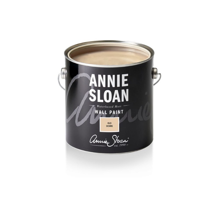Vopsea de perete Annie Sloan Wall Paint Old Ochre, 120ml