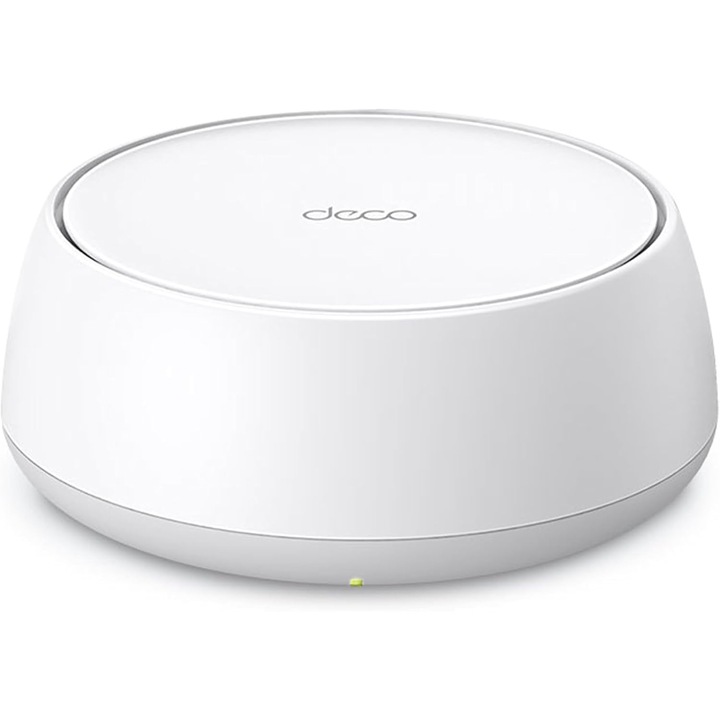 Безжичен рутер TP-LINK Deco BE25, WiFi 7, Mesh WLAN, BE3600 Dual-Band, 2x 2.5 Gbit/s ethernet, WPA3, HomeShield, Бял