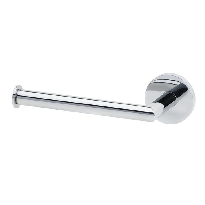 WC-papír tartó Bemeta Circum, Bal, Inox, 80x170x52 mm, Króm