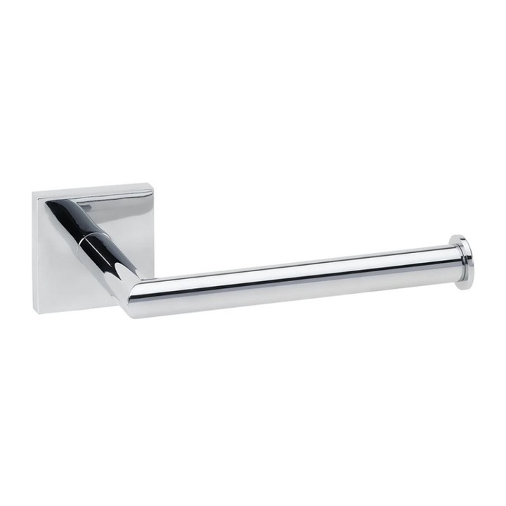 WC-papír tartó Bemeta Quadra, Jobb, Inox, 80x170x52 mm, Króm