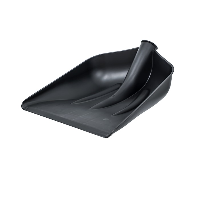 Lopata DiMartino pentru zapada si cereale, curbata, 380x350 mm, neagra