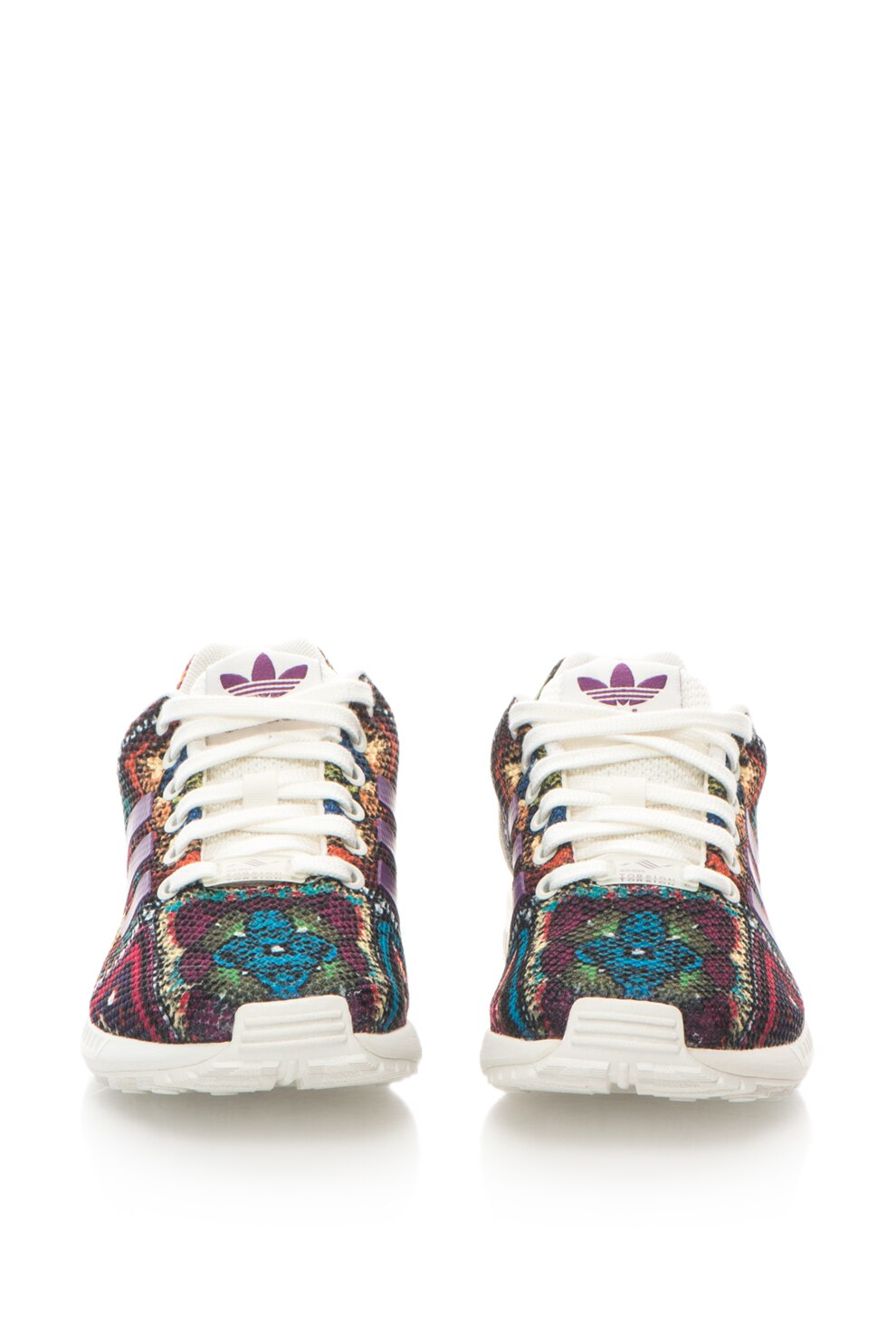 adidas Originals, Pantofi sport din tricot ZX Flux, Multicolor, 36