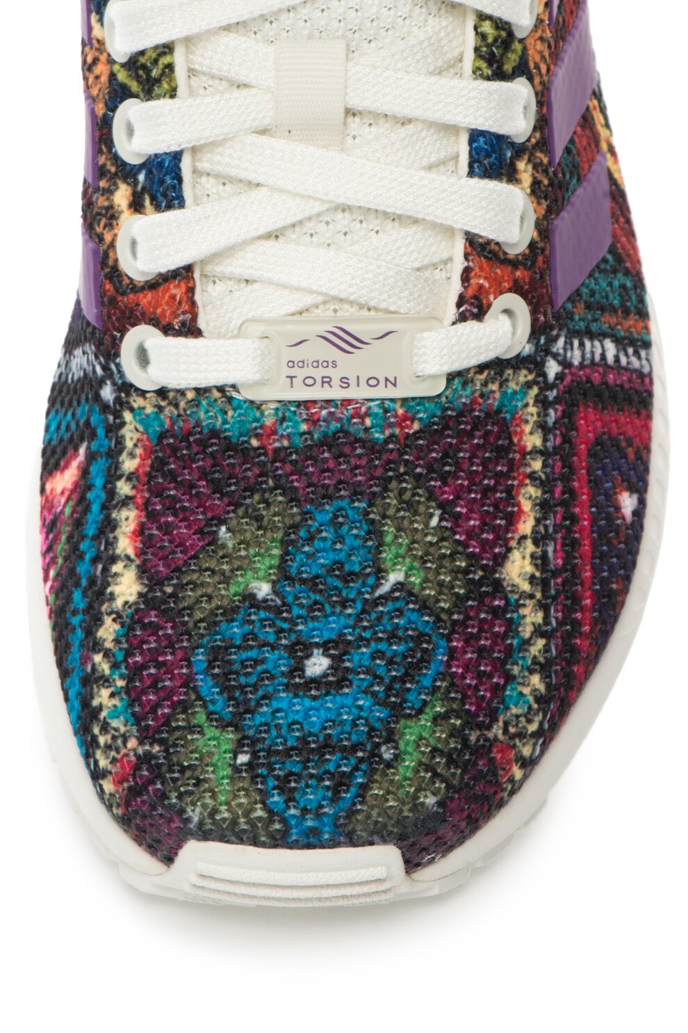 adidas Originals, ZX Flux Színes Kötött Sneakers Cipő, 36 2
