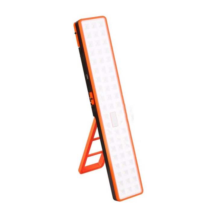 Работен фенер, Акумулаторен 2400mAh, USB, Водоустойчив, Сензор за движение, 42x3, 5x7, 5 см