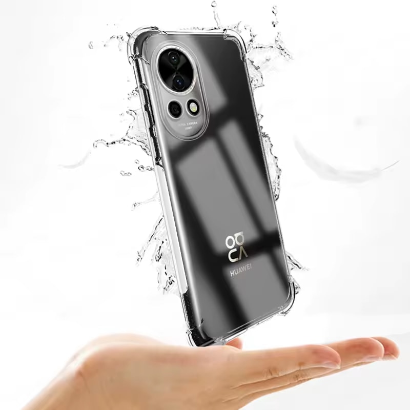 Husa pentru Huawei Nova 13 Slim Anti-Shock 1.5mm reinforced 4 corners Transparent