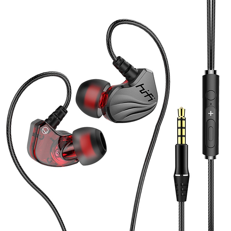 Casti cu fir, In-Ear, control apel/volum, 3.5mm Jack, 1.2m, calitate sunet Hi-Fi, gri metalic