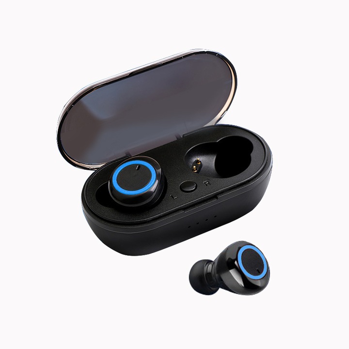 Vezeték nélküli Bluetooth 5 fülhallgató, IPX7 vízálló, kiváló hangminőség, ergonomikus kialakítás